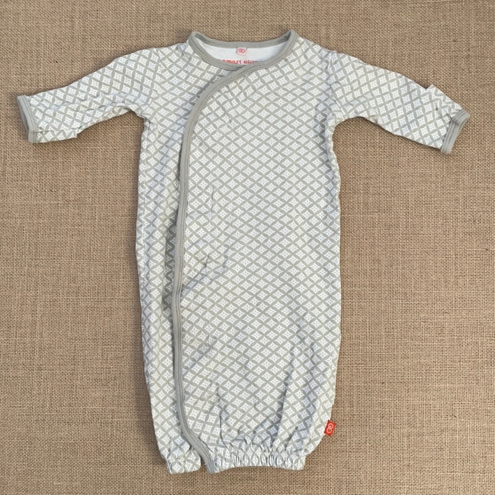 Magnificent Baby magnetic closure gown
